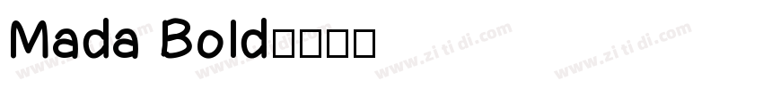 Mada Bold字体转换